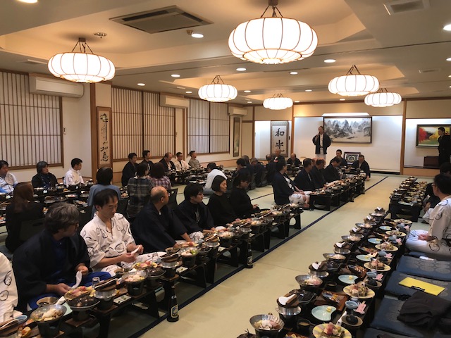 伊豆長岡温泉 小松屋八の坊にて会社忘年会